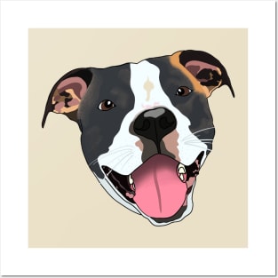 Cute Pitbull Posters and Art